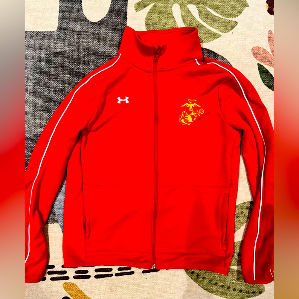 USMC Red under armour sweatsuit